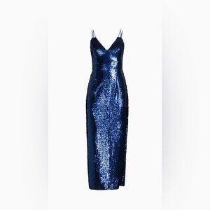 Liv Foster Sequin V-Neck Column Gown NWT size 0